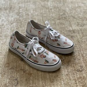 Vans Off The Wall Aloha Sneakers, Size 6
